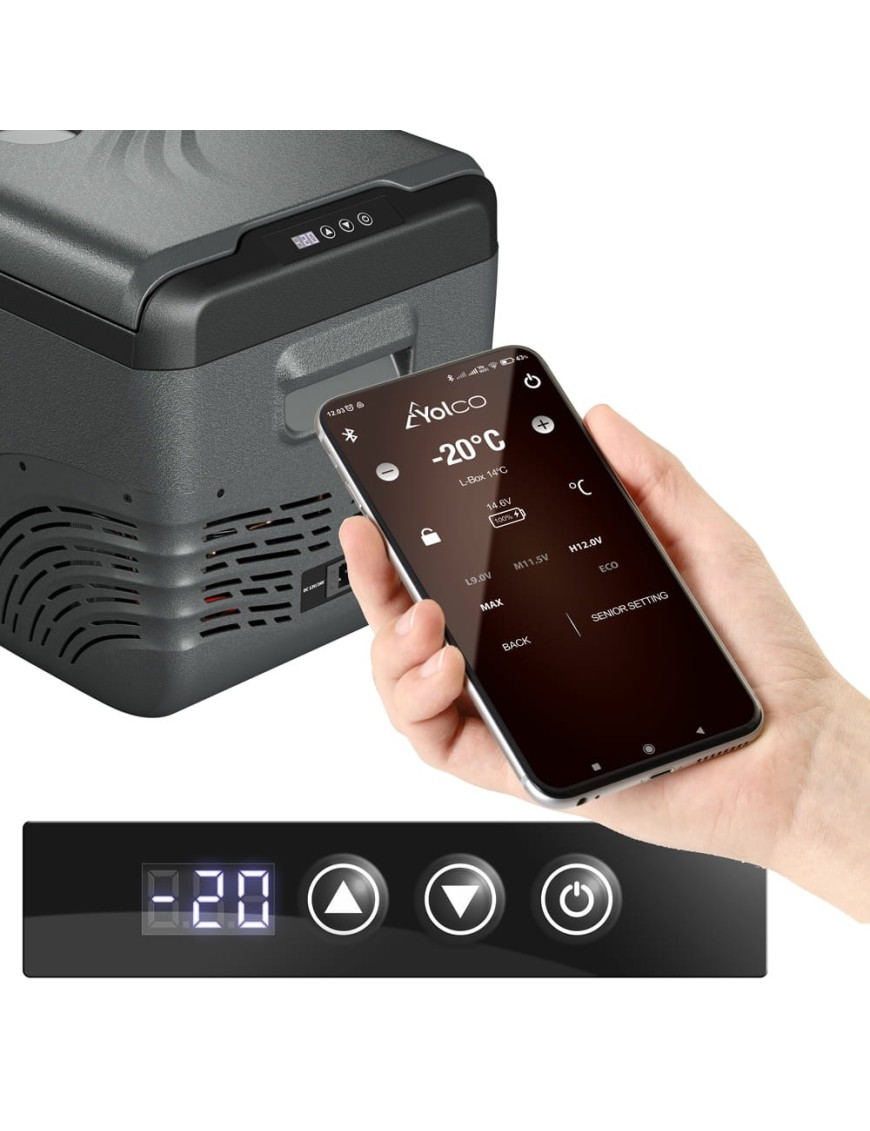 Przenośna lodówka kompresorowa Yolco NX30 Carbon 28 l