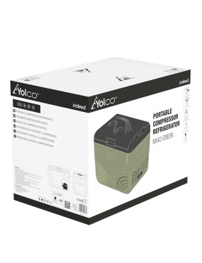 Przenośna lodówka kompresorowa Yolco NX40 Green 37 l