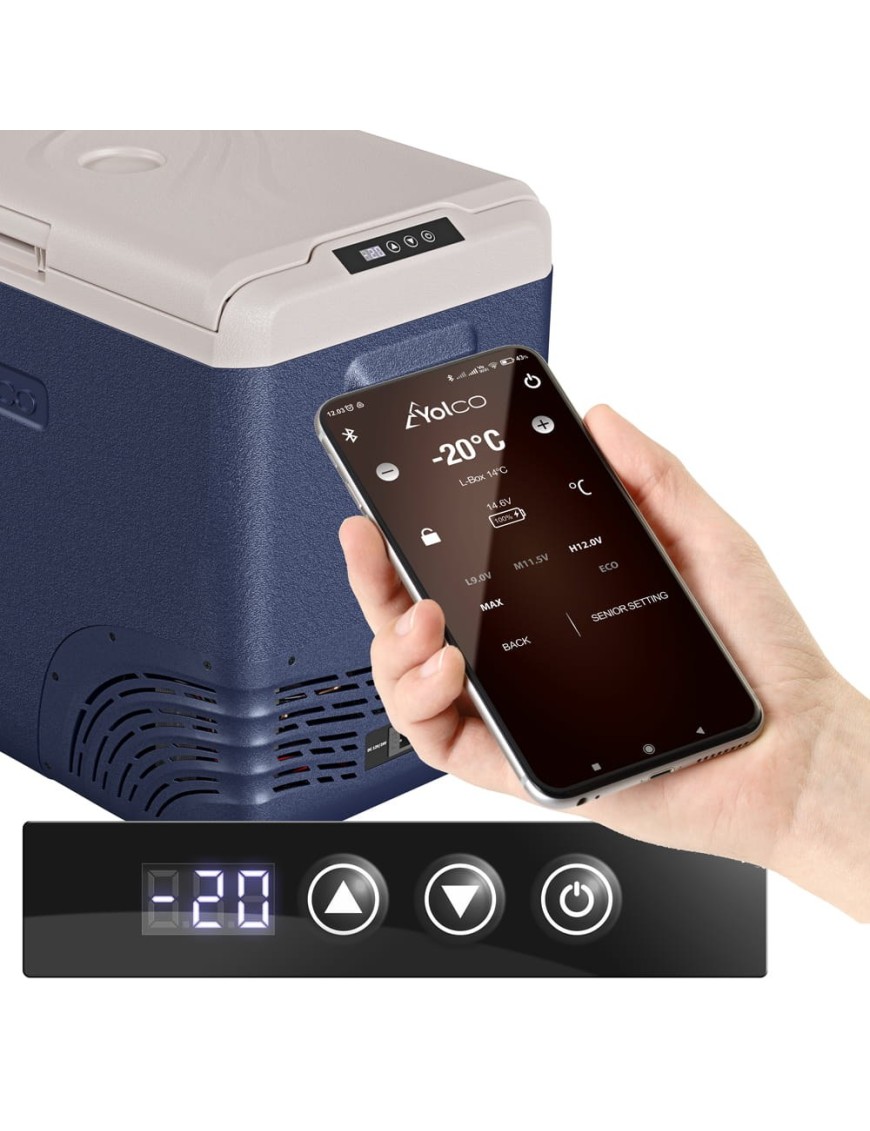 Przenośna lodówka kompresorowa Yolco NX50 Blue 47 l