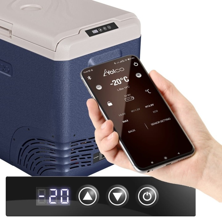 Przenośna lodówka kompresorowa Yolco NX50 Blue 47 l - ujęcie 19