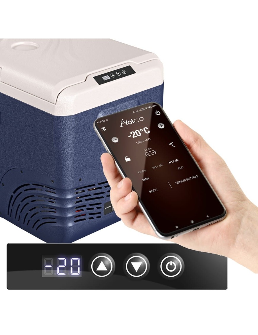 Przenośna lodówka kompresorowa Yolco NX40 Blue 37 l