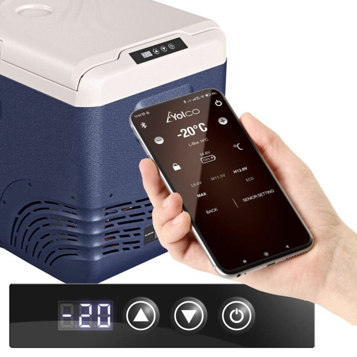 Przenośna lodówka kompresorowa Yolco NX40 Blue 37 l - ujęcie 20