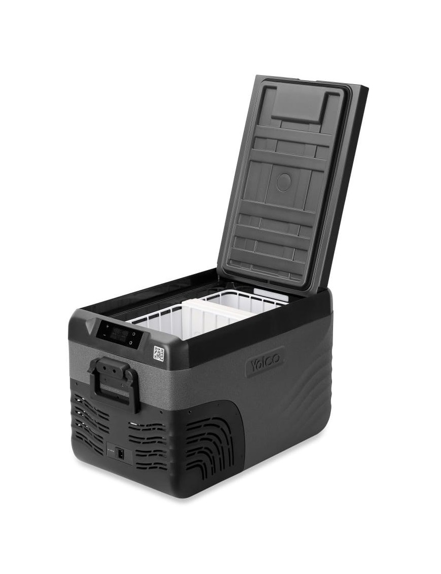 Przenośna lodówka kompresorowa Yolco KX30 Carbon 25 l Dual-Zone