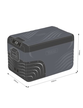 Przenośna lodówka kompresorowa Yolco KX30 Carbon 25 l Dual-Zone