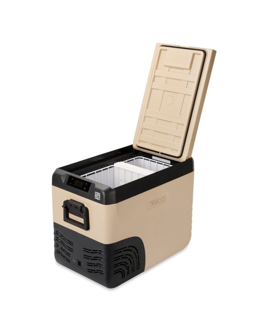 Przenośna lodówka kompresorowa Yolco KX40 Sand 34 l Dual-Zone