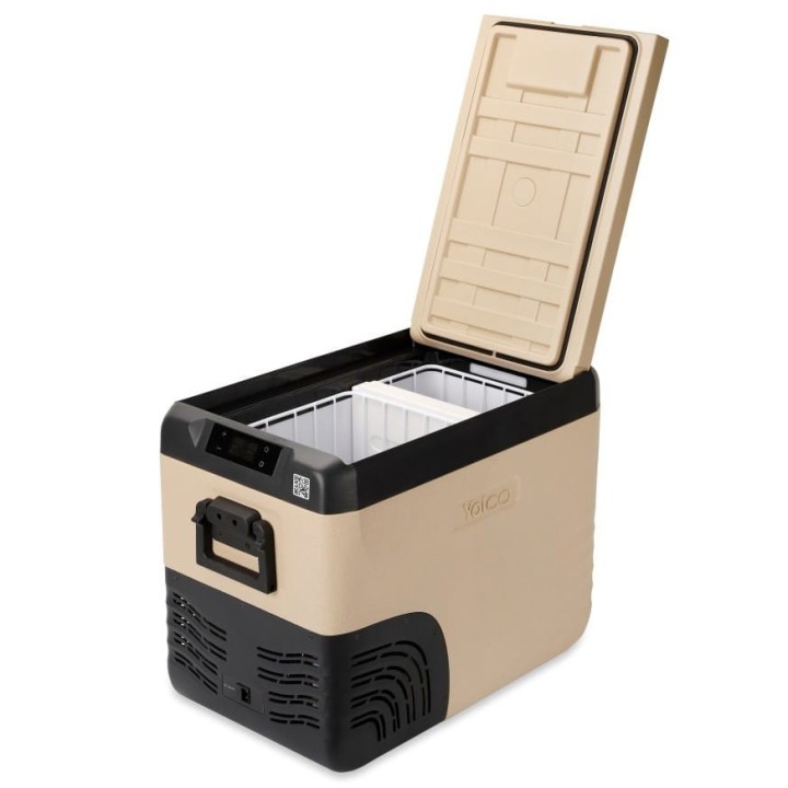 Przenośna lodówka kompresorowa Yolco KX40 Sand 34 l Dual-Zone - ujęcie 10