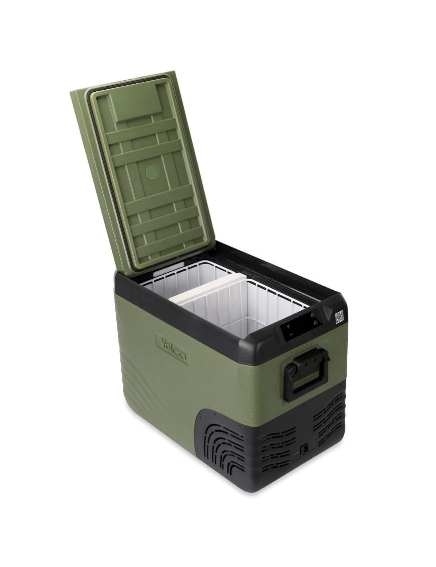 Przenośna lodówka kompresorowa Yolco KX40 Green 34 l Dual-Zone