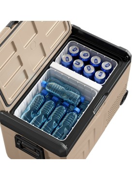 Przenośna lodówka kompresorowa Yolco TCX50 Sand 50 l Dual-Zone