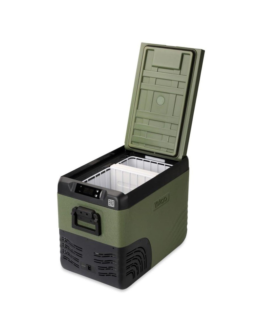 Przenośna lodówka kompresorowa Yolco KX40 Green 34 l Dual-Zone