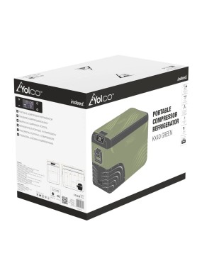Przenośna lodówka kompresorowa Yolco KX40 Green 34 l Dual-Zone