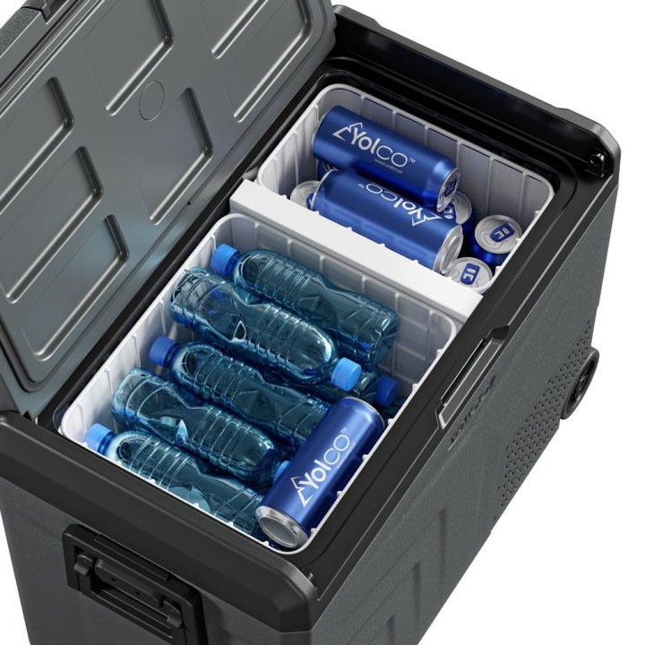Przenośna lodówka kompresorowa Yolco TCX60 Carbon 60 l Dual-Zone - ujęcie 11