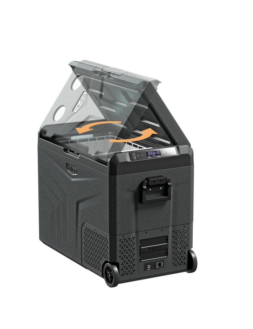 Przenośna lodówka kompresorowa Yolco TCX60 Carbon 60 l Dual-Zone