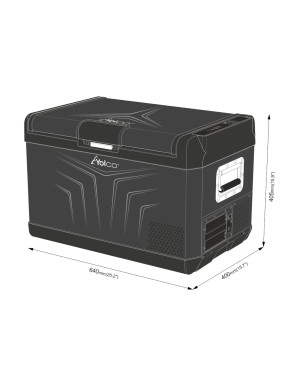Przenośna lodówka kompresorowa Yolco GCX37 Black 37 l