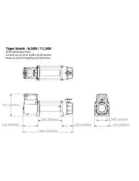 Wyciagarka elektryczna superwinch Tiger Shark 11500 12V