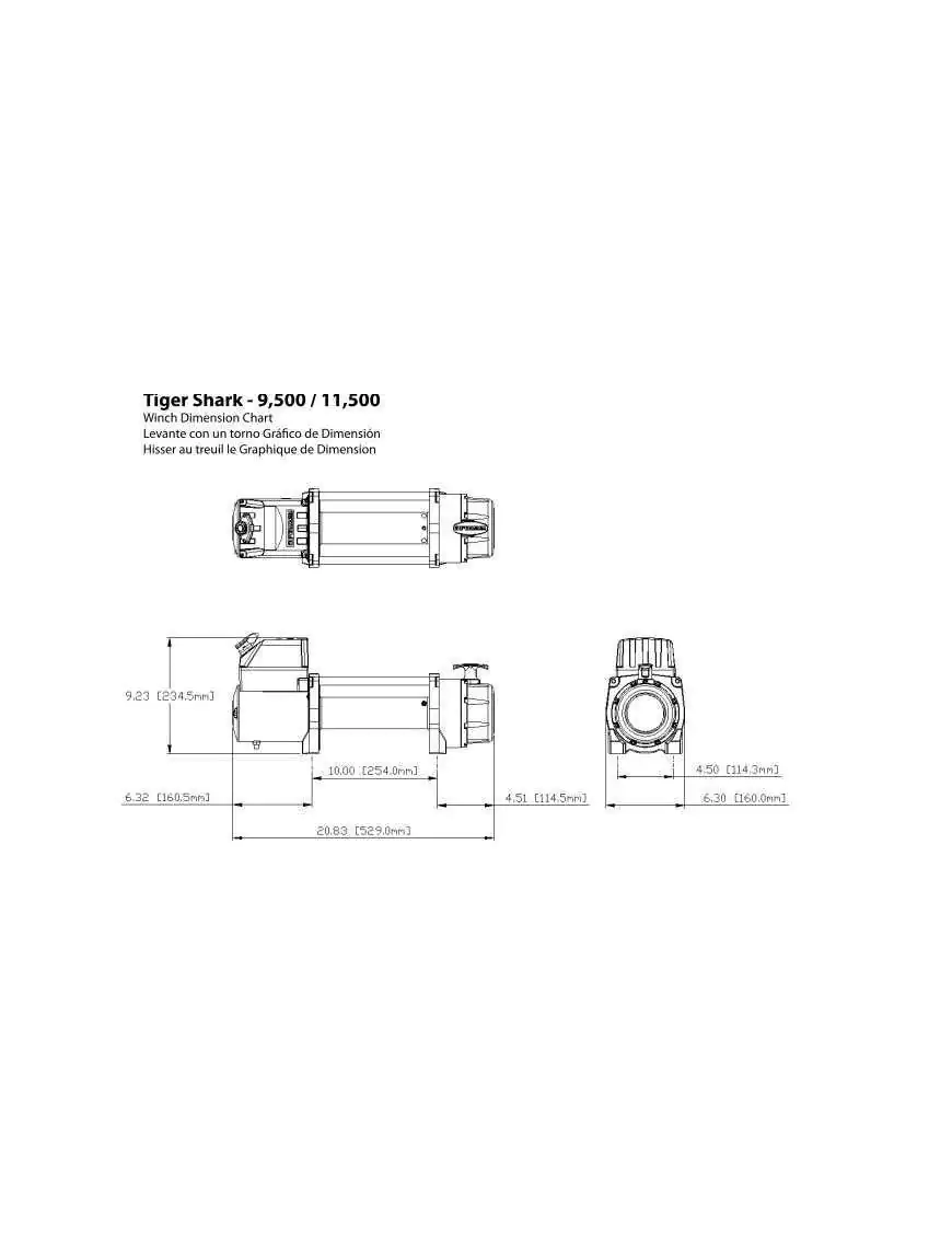 Wyciagarka elektryczna superwinch TigerShark 11500 12V