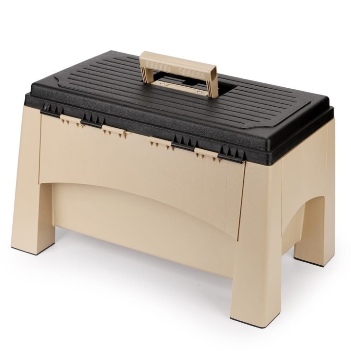 Taboret ze schowkiem Yolco ST2 Sand, piaskowy, 27,6 l - ujęcie 3
