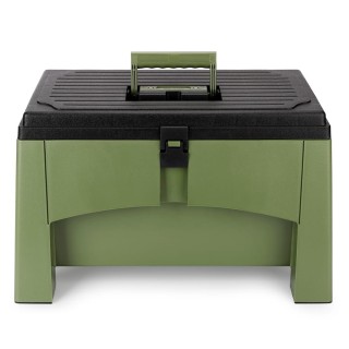 Taboret ze schowkiem Yolco ST2 Green, zielony, 27,6 l - ujęcie 2
