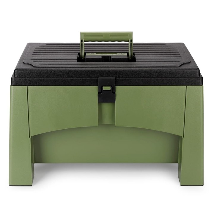 Taboret ze schowkiem Yolco ST2 Green, zielony, 27,6 l - ujęcie 2