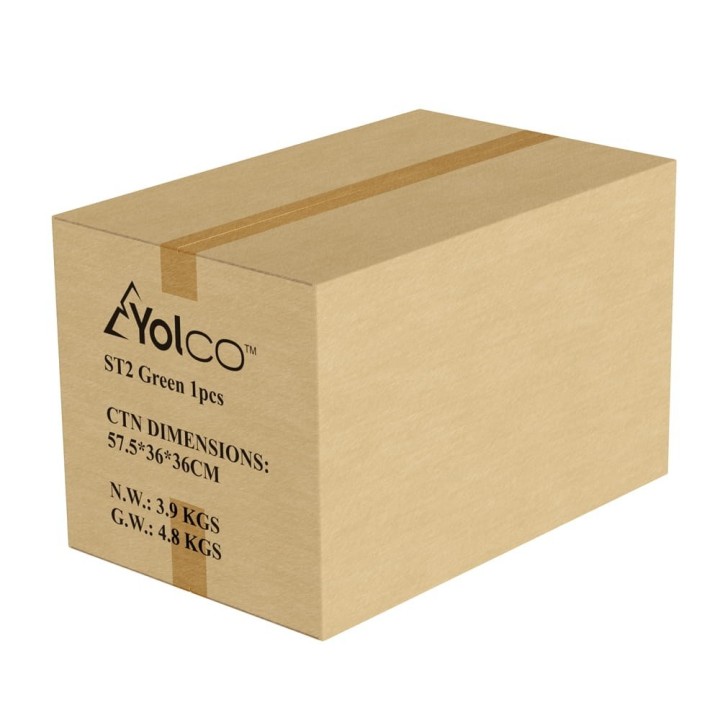Taboret ze schowkiem Yolco ST2 Green, zielony, 27,6 l - ujęcie 7