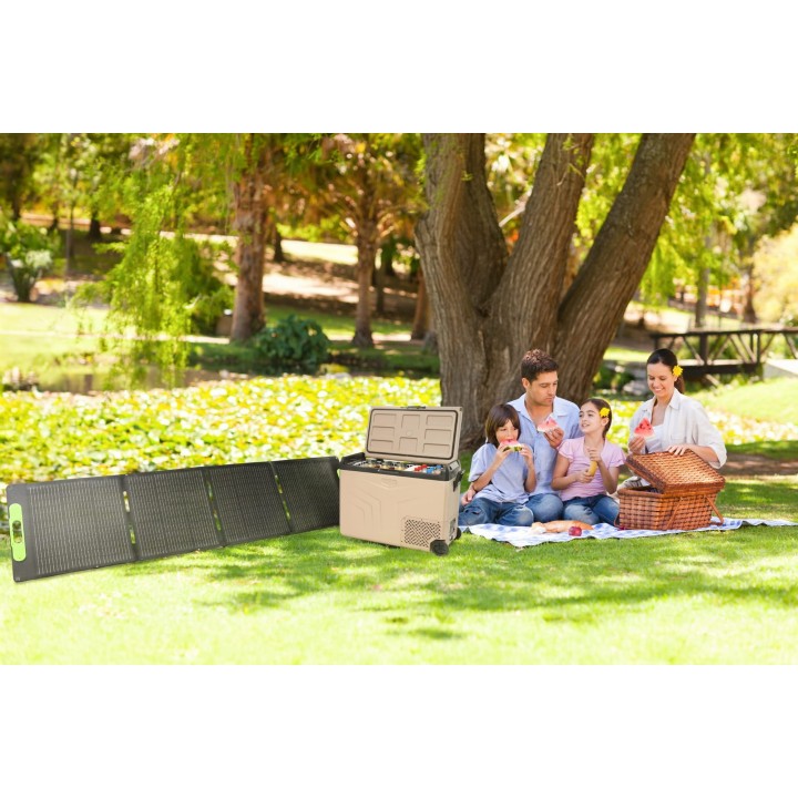 Przenośny panel fotowoltaiczny Yolco ZS200W, 200 W, USB-A i USB-C - ujęcie 15