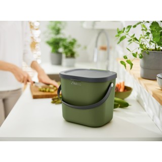 Pojemnik z pokrywą Mini multibag Yolco Albula 6 l, oliwkowy - ujęcie 2