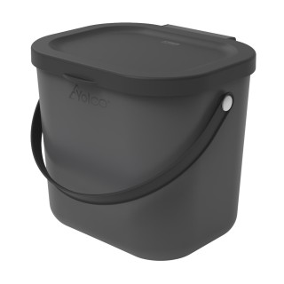 Pojemnik z pokrywą Mini multibag Yolco Albula 6 l, grafitowy