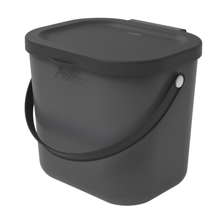 Pojemnik z pokrywą Mini multibag Yolco Albula 6 l, grafitowy
