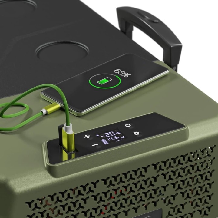 Przenośna lodówka kompresorowa Yolco BCX50 Green 47 l - ujęcie 15