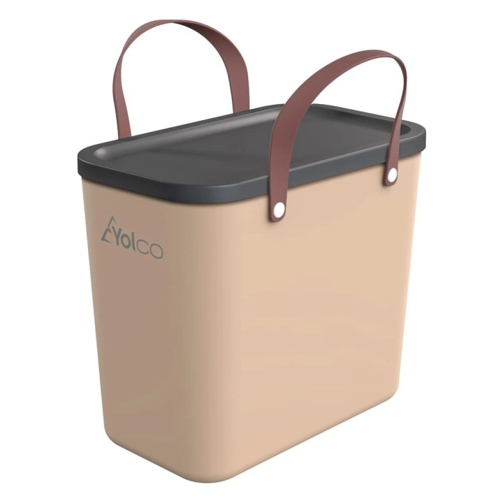 Wieko do pojemnika Multibag Yolco Albula 25 l, szare - ujęcie 2