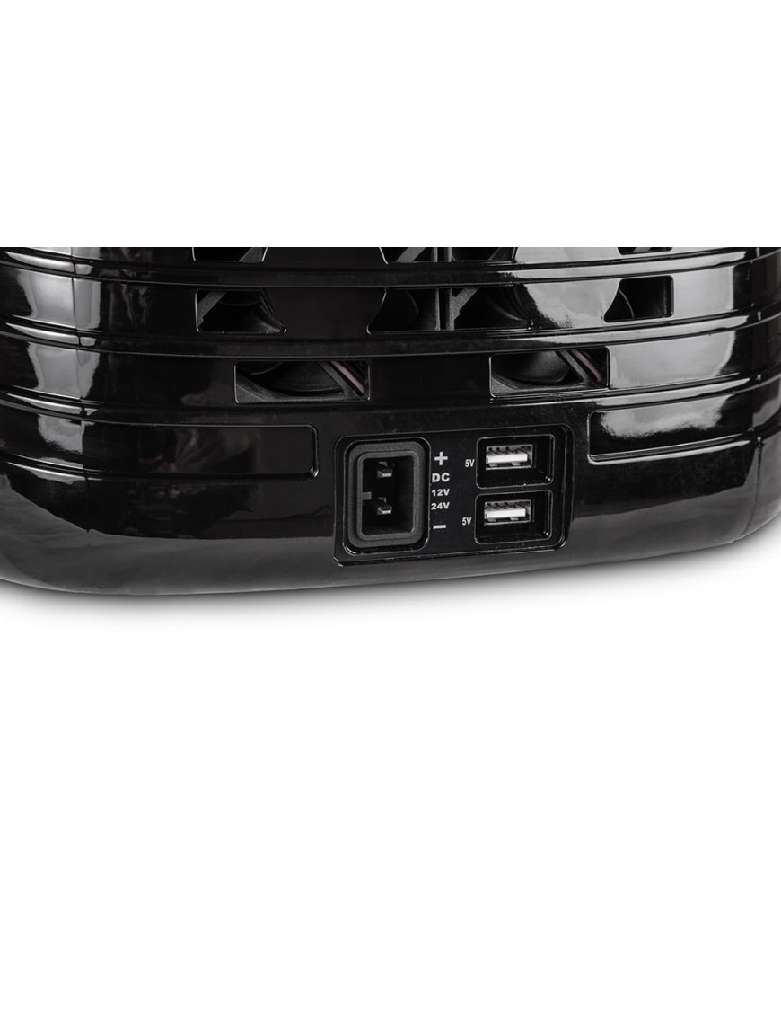 Lodówka kompresorowa z podgrzewaniem Yolco CX8 Black 8 l 12/24V