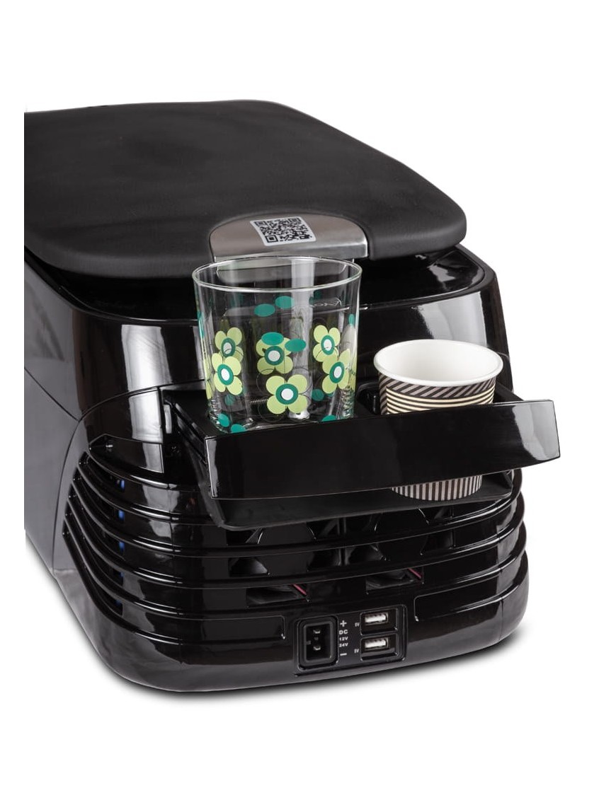 Lodówka kompresorowa z podgrzewaniem Yolco CX8 Black 8 l 12/24V