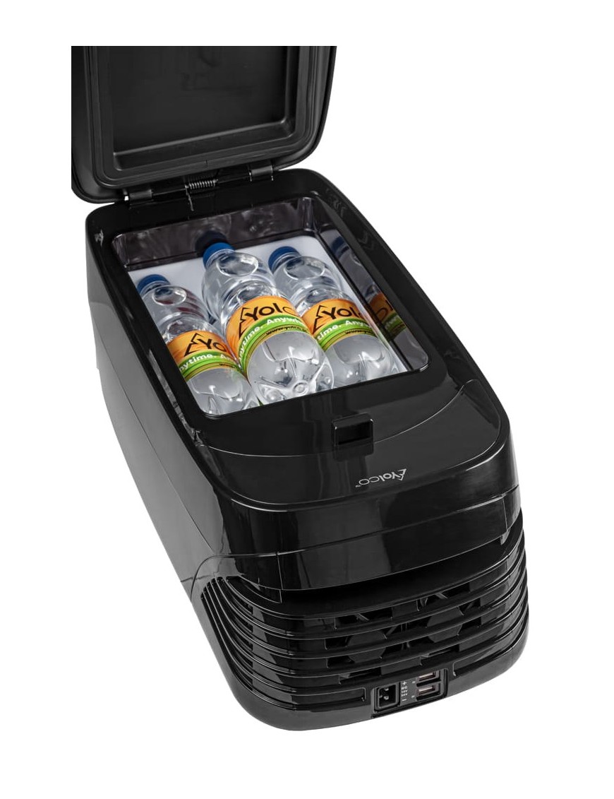 Lodówka kompresorowa z podgrzewaniem Yolco CX8 Black 8 l 12/24V