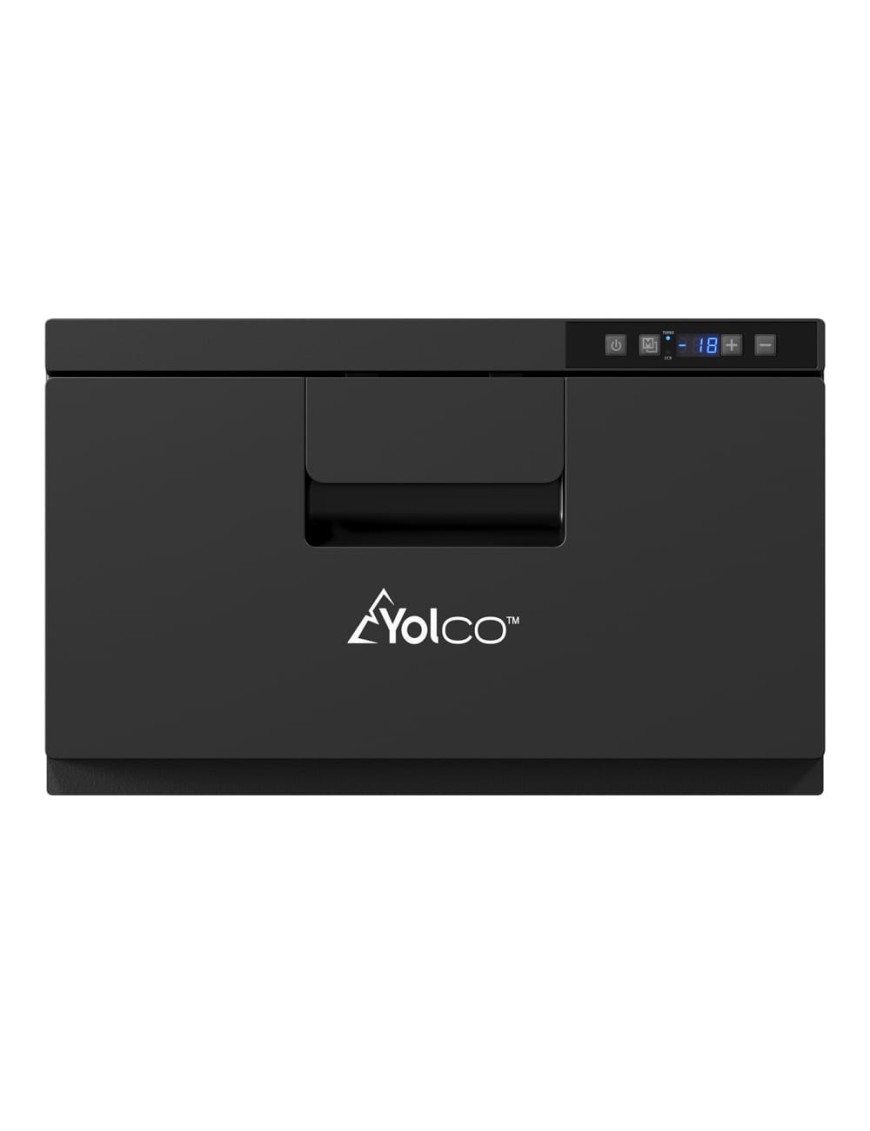 Lodówka kompresorowa szufladowa Yolco CB21A 20 l 12/24V czarna