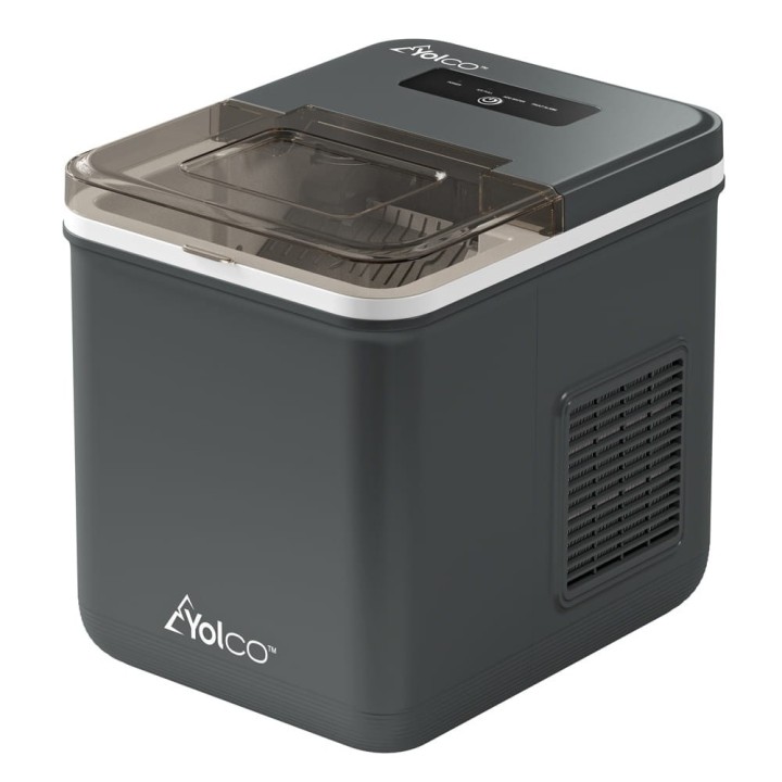 Kostkarka do lodu Yolco ICM1 Carbon, 12/24V DC i AC, 10 kg lodu na dobę