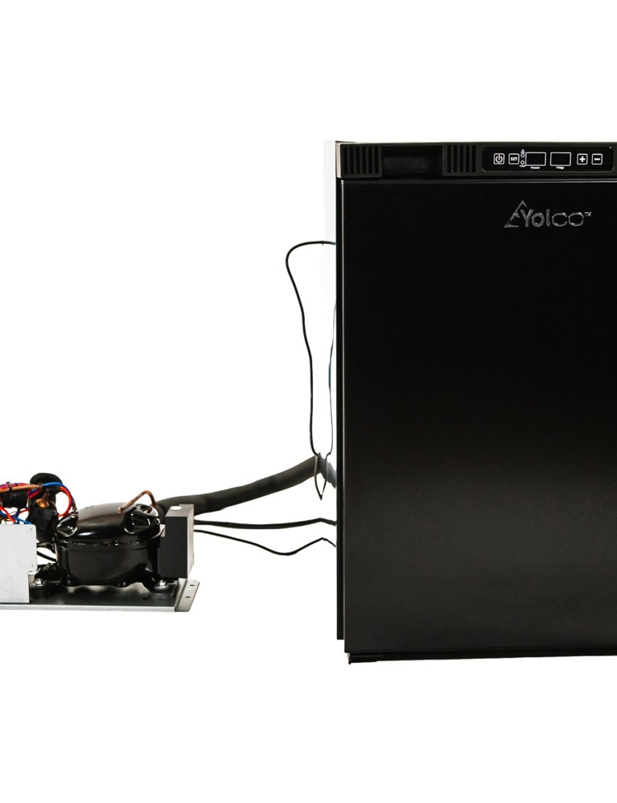 Lodówka kompresorowa do zabudowy Yolco RL75M Black 72 l 12/24V
