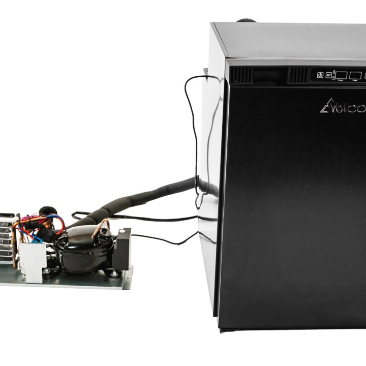 Lodówka kompresorowa do zabudowy Yolco RL75M Black 72 l 12/24V - ujęcie 7
