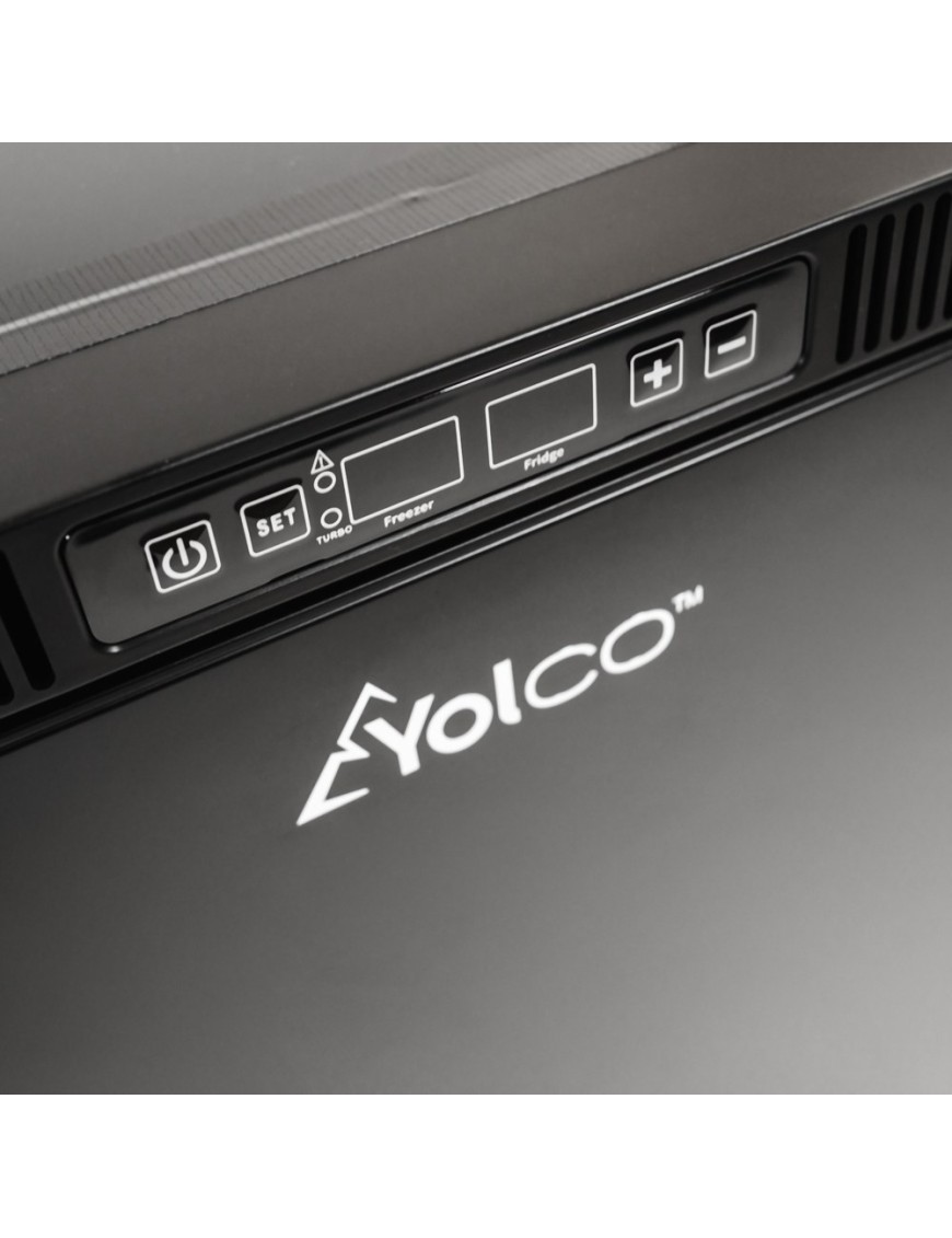 Lodówka kompresorowa do zabudowy Yolco RL75M Black 72 l 12/24V