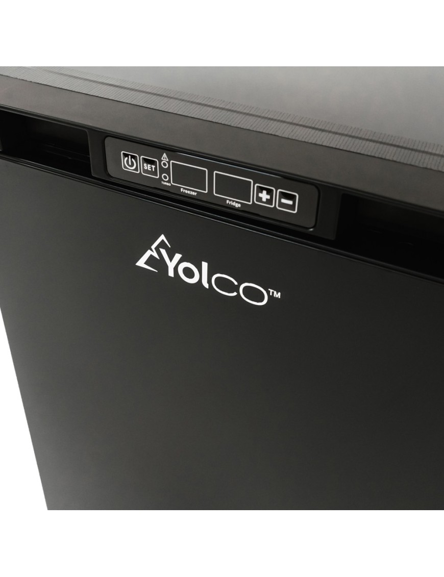 Lodówka kompresorowa do zabudowy Yolco RL50M Black 42,6 l 12/24V