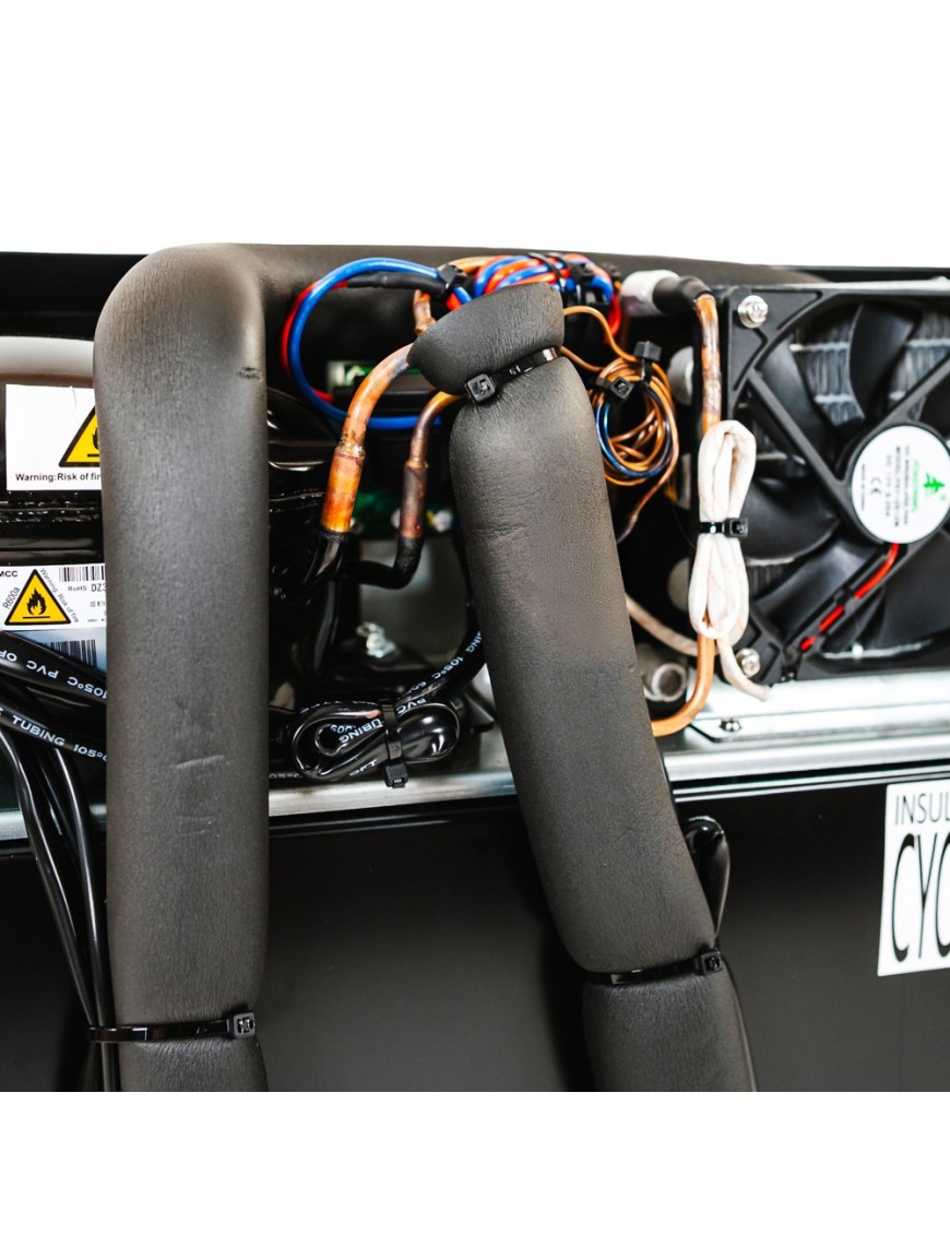 Lodówka kompresorowa do zabudowy Yolco RL75M Black 72 l 12/24V