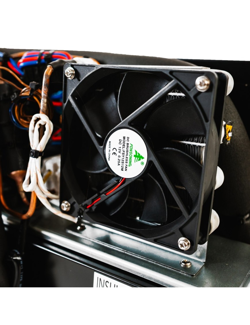 Lodówka kompresorowa do zabudowy Yolco RL75M Black 72 l 12/24V