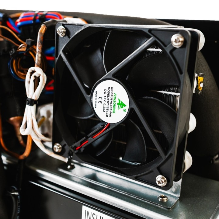 Lodówka kompresorowa do zabudowy Yolco RL75M Black 72 l 12/24V - ujęcie 20