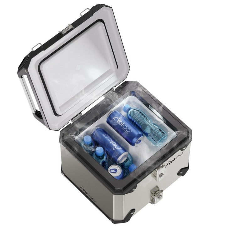 Lodówka motocyklowa kompresorowa Topcase Yolco MCX17 Silver 17 l - ujęcie 5