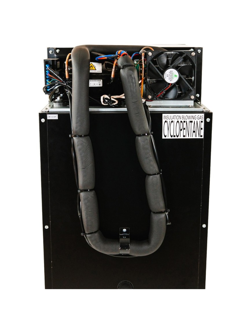 Lodówka kompresorowa do zabudowy Yolco RL130M Black 132 l 12/24V
