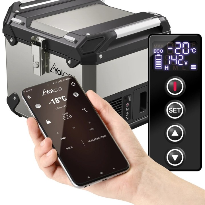 Lodówka motocyklowa kompresorowa Topcase Yolco MCX17 Silver 17 l - ujęcie 17