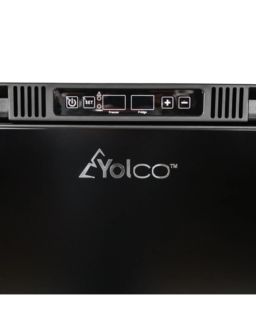 Lodówka kompresorowa do zabudowy Yolco RL105M Black 104 l 12/24V