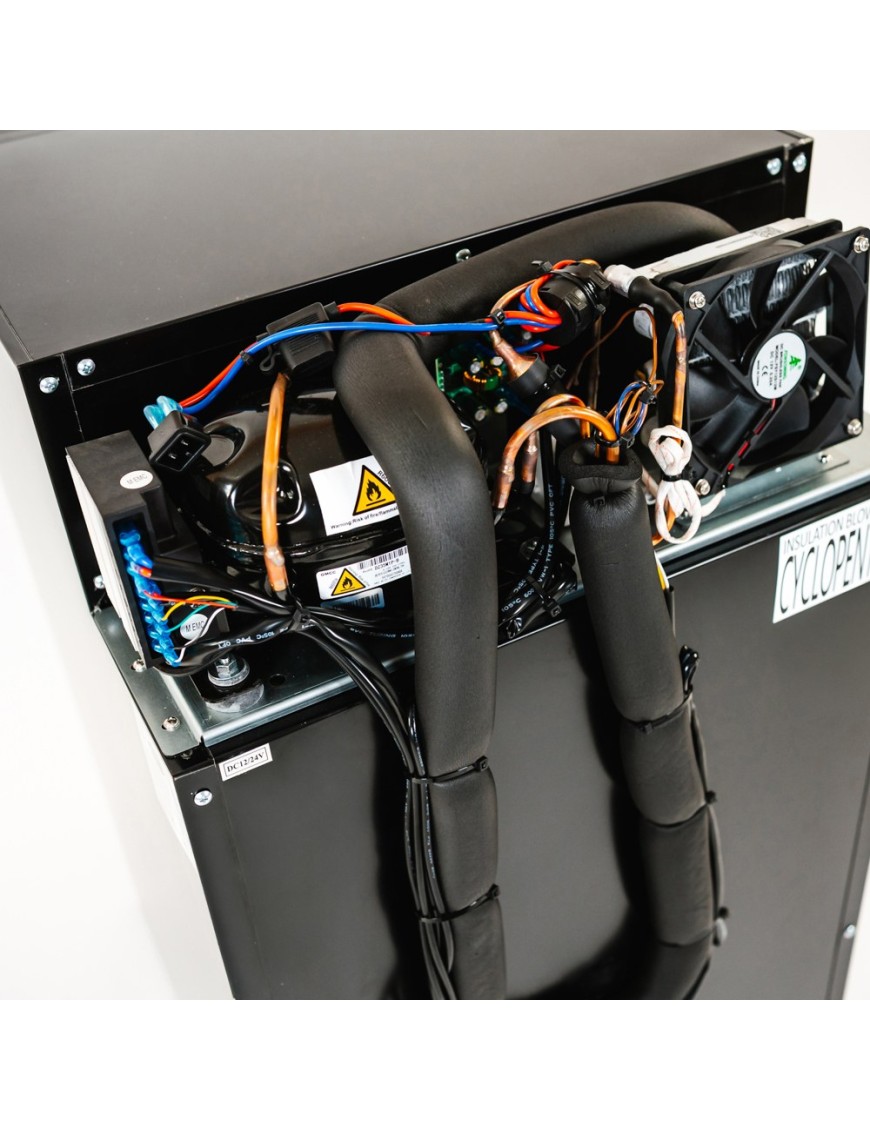 Lodówka kompresorowa do zabudowy Yolco RL105M Black 104 l 12/24V