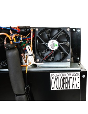 Lodówka kompresorowa do zabudowy Yolco RL105M Black 104 l 12/24V
