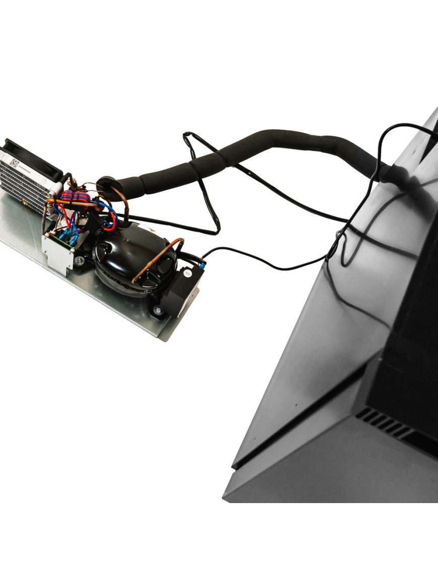 Lodówka kompresorowa do zabudowy Yolco RL105M Black 104 l 12/24V
