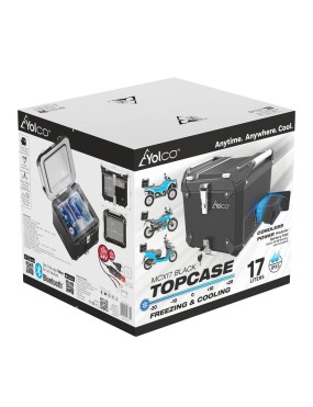 Lodówka motocyklowa kompresorowa Topcase Yolco MCX17 Black 17 l