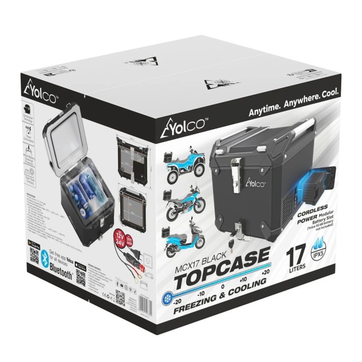 Lodówka motocyklowa kompresorowa Topcase Yolco MCX17 Black 17 l - ujęcie 18